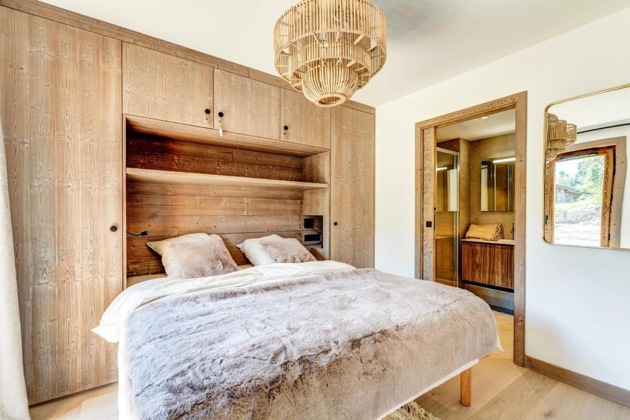 4-Room Apartment With Garden, Gym And Shared Spa Megève Exterior foto