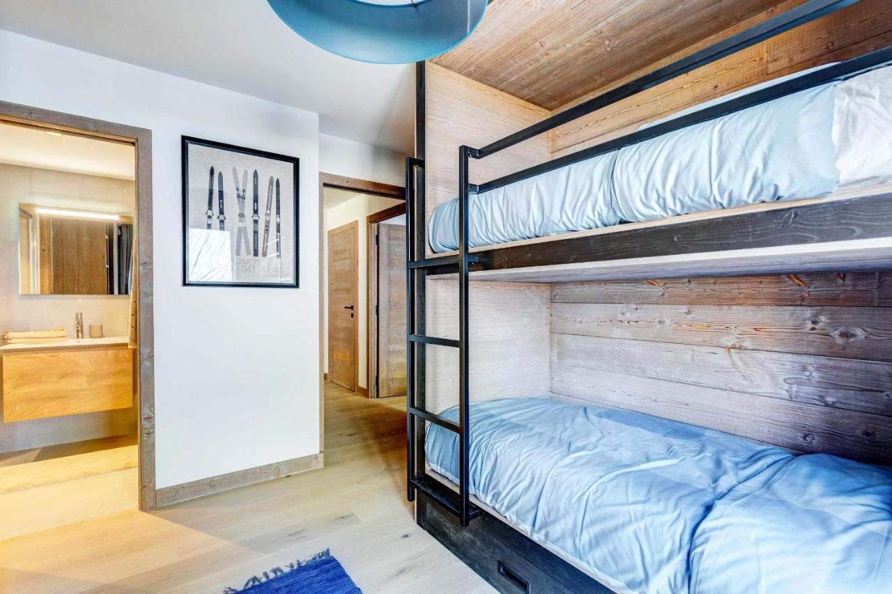 4-Room Apartment With Garden, Gym And Shared Spa Megève Exterior foto